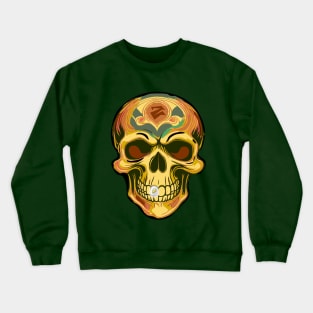 SKULL W/ GOLD TOOTH Crewneck Sweatshirt